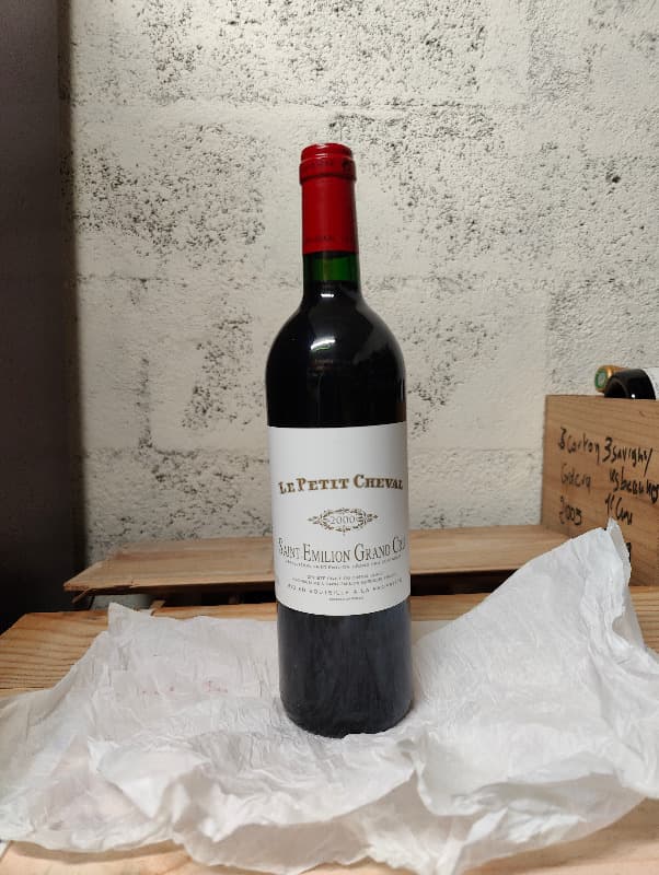 le Petit Cheval, château Cheval Blanc, Saint-Émilion Grand Cru, 2000