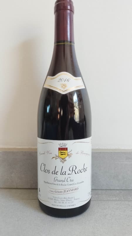 Clos-de-la-Roche, Grand Cru, Gérard Jeanniard, 2016