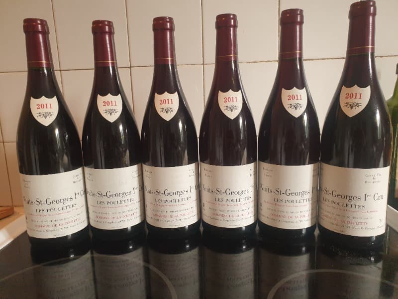 6 x Nuits-Saint-Georges, 1 cru les Poulettes, Domaine de la Poulette, 2011