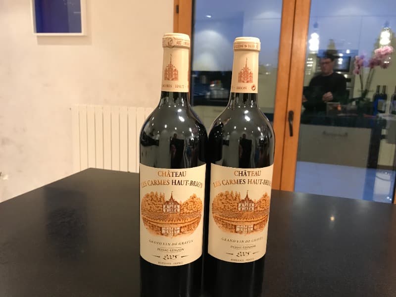 2 x château les Carmes Haut Brion, Pessac-Léognan, 2005