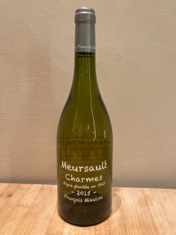 Meursault, Charmes Vieilles Vignes plantées en 1913, Domaine François Milkulski, 2015