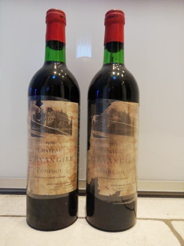 2 x château L'Evangile, Pomerol, 1976