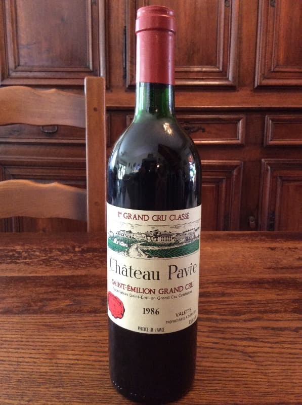Château Pavie, Saint-Émilion, 1986