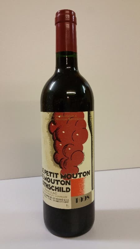 Le Petit Mouton Rothschild, Pauillac, 1998