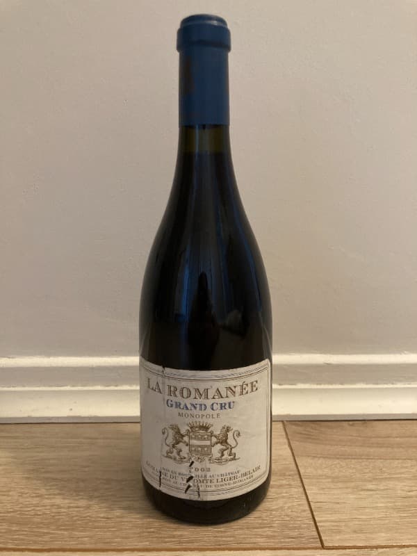 La Romanée, Grand cru, Domaine du Vicomte Liger-Belair, 2002