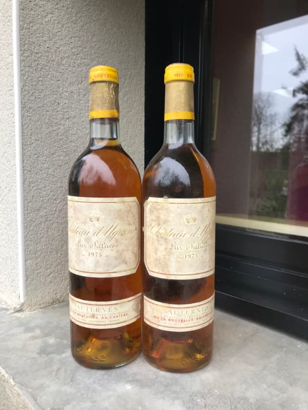 2 x Château d'Yquem, Sauternes, 1975