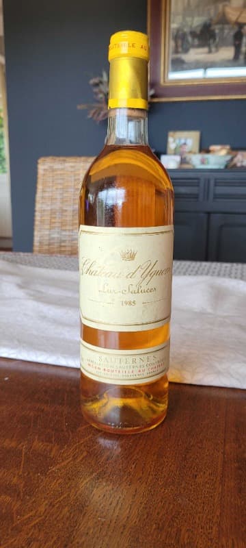 Lur-Saluces, Château d'Yquem, Sauternes, 1985