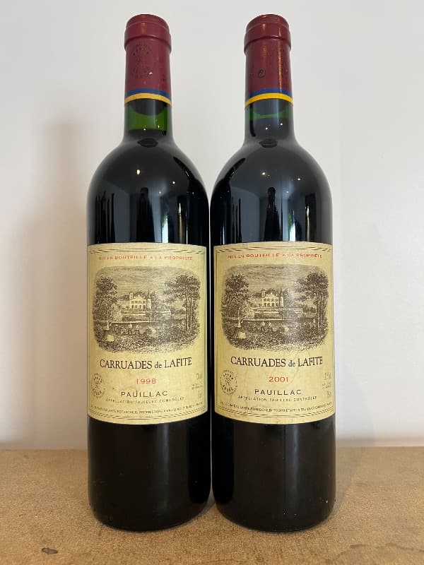 2 x Carruades de Lafite, Château Lafite Rothschild Pauillac, 1998