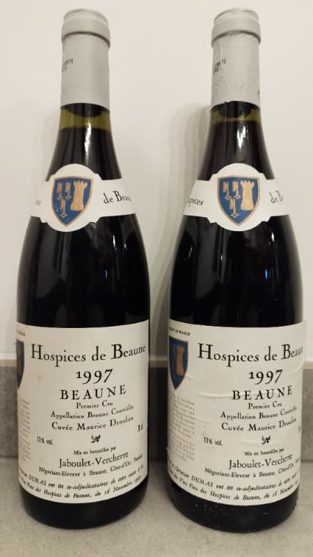 2 x Beaune, 1er Cru Cuvée Maurice Drouhin, Hospices de Beaune, 1997