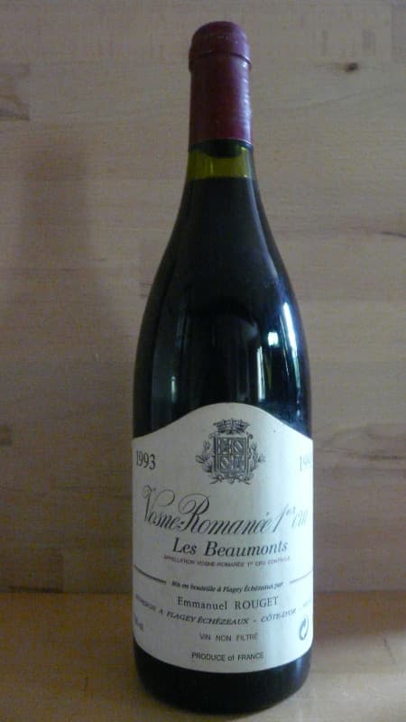 Vosne-Romanée, 1er cru beaumonts, Emmanuel Rouget, 1993