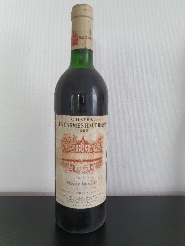 Château Les Carmes Haut Brion, Pessac-Léognan, 1986