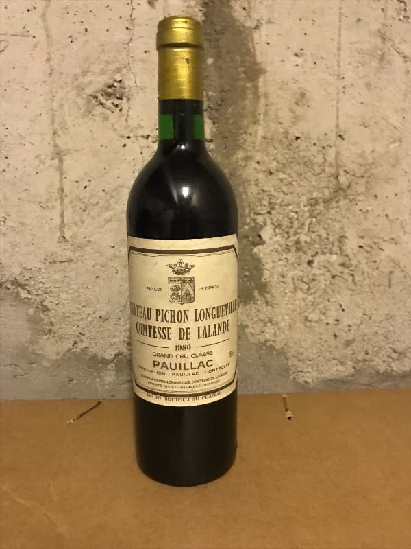 Comtesse de Lalande, Château Pichon Longueville, Pauillac, 1980