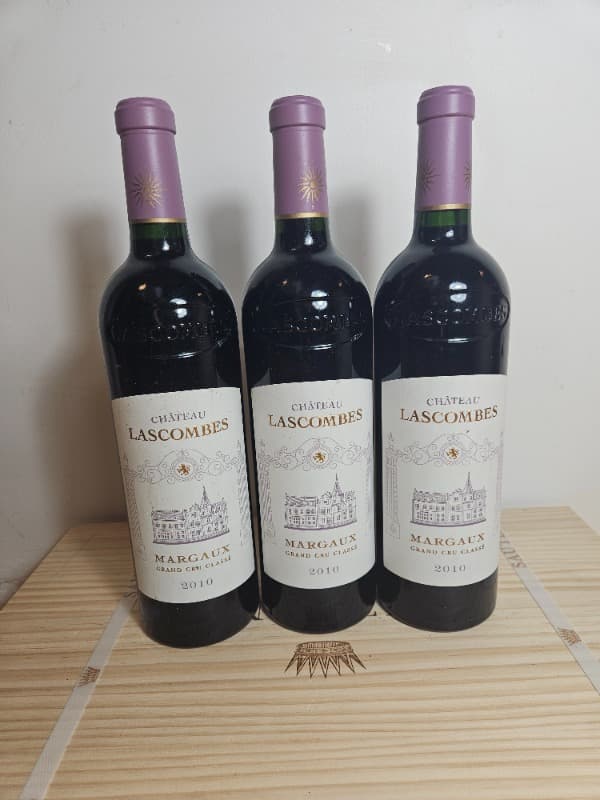 3 x Château Lascombes, Margaux, 2010