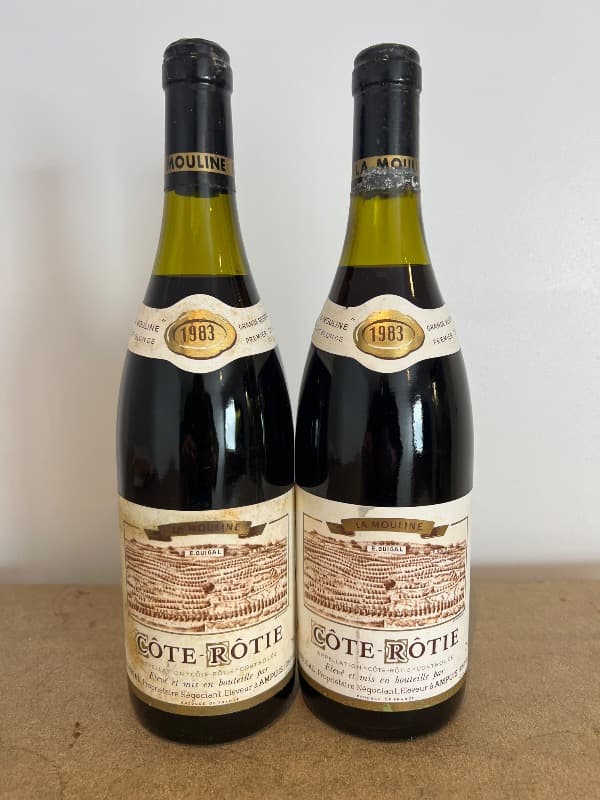 2 x Côte-Rôtie, La Mouline, Domaine Guigal, 1983