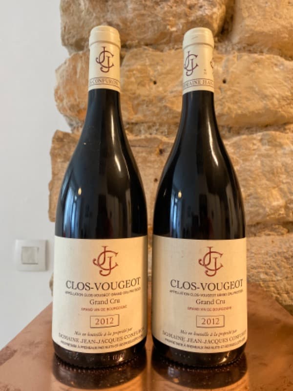 2x Clos de Vougeot, Grand Cru, Domaine J.J.Confuron, 2012