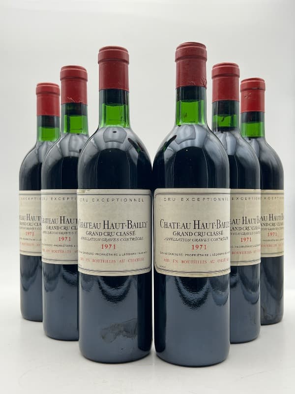6 x Château Haut-Bailly, Graves, 1971