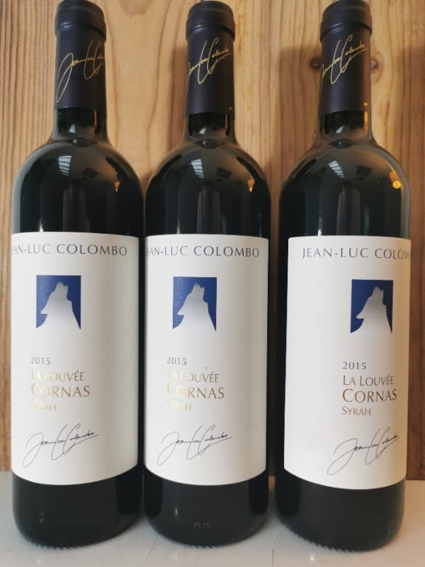 3 x Cornas, La Louvée - syrah, Jean Luc Colombo, 2015