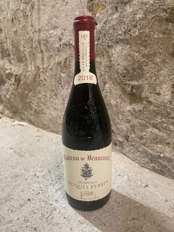 Châteauneuf-du-Pape, Hommage à Jacques Perrin, Château de Beaucastel, 2018