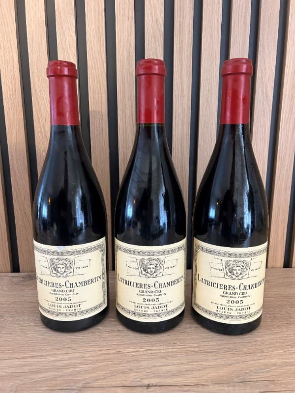 3 x Latricières-Chambertin, Grand cru, Louis Jadot, 2005