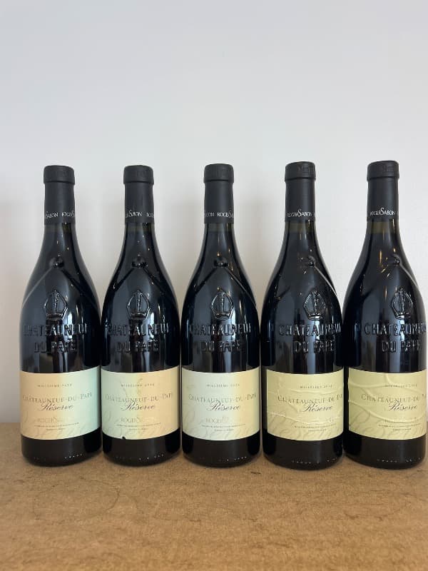5 x Châteauneuf-du-Pape, Réserve, Domaine Roger Sabon, 2014