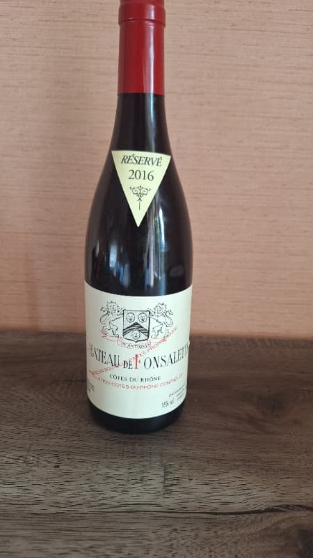 Côtes-du-Rhône, château Fonsalette, 2016