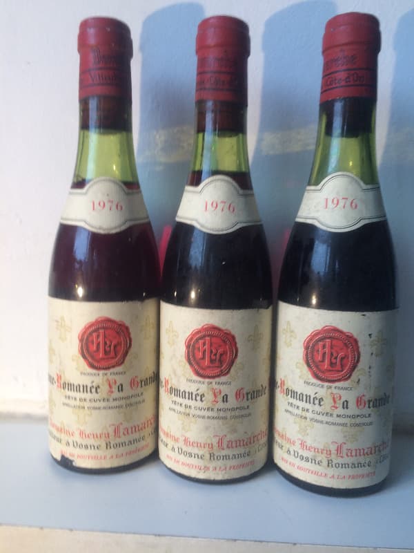 3 x Vosne-Romanée, Vosne Romanée La Grande Rue, Henry Lamarche, 1976 (37,5cl)