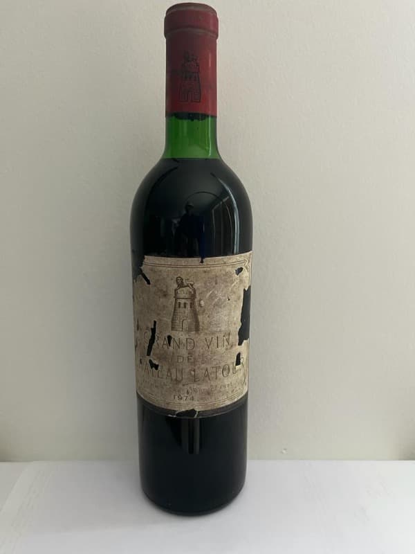 Grand Vin de château Latour, Pauillac, 1974