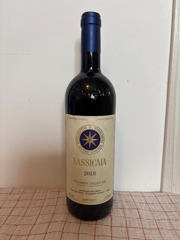 Sassicaia, Tenuta San Guido, Bolgheri, 2018
