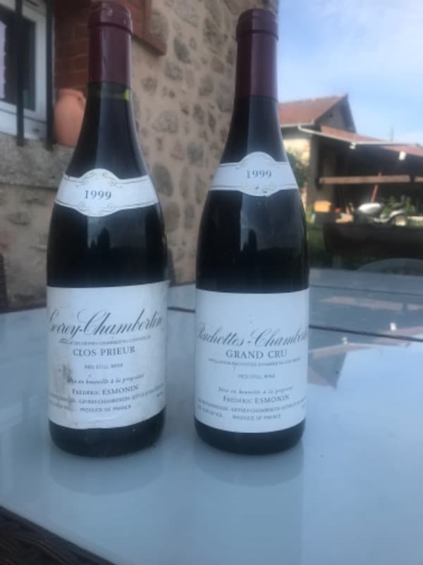2 x Ruchottes-Chambertin Grand cru / Gevrey Chambertin 'Clos Prieur', Frédéric Esmonin, 1999