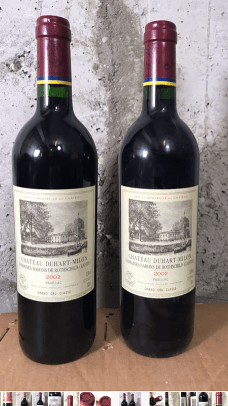 2 x Château Duhart Millon, Pauillac, 2002