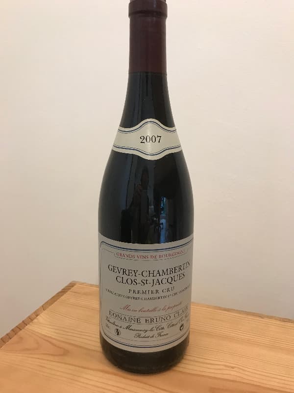 Gevrey-Chambertin, 1er cru Clos-Saint-Jacques, Bruno Clair, 2007