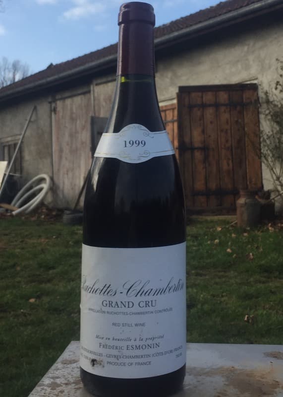 Ruchottes-Chambertin, Ruchottes-chambertin contrôlée grand cru, Frédéric ESMONIN, 1999