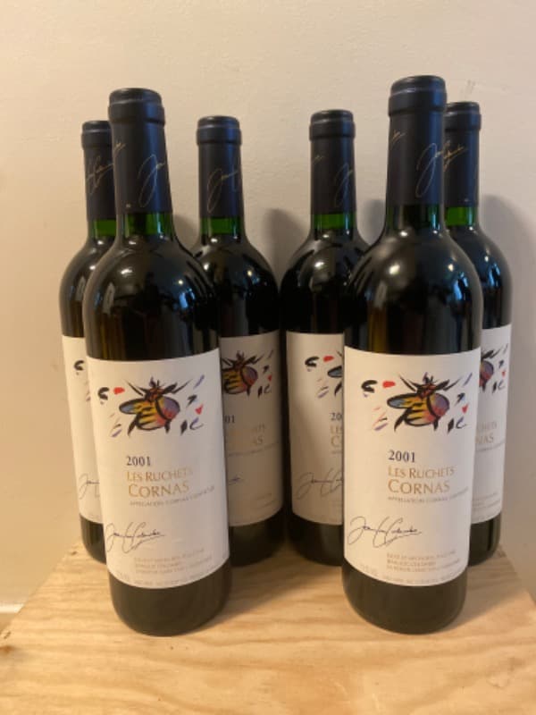 6 x Cornas, Les Ruchets, Jean Luc Colombo, 2001