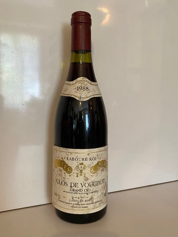 Clos de Vougeot, Grand Cru, Domaine Labouré Roi, 1988