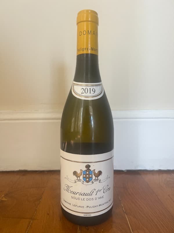 Meursault, 1er Cru Sous le Dos d'Âne, Domaine Leflaive, 2019
