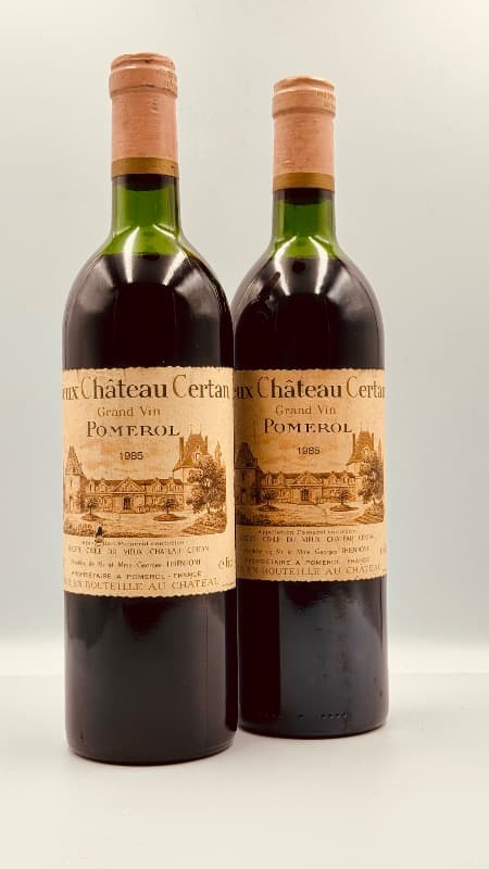 2 x Vieux Château Certan, Pomerol, 1985