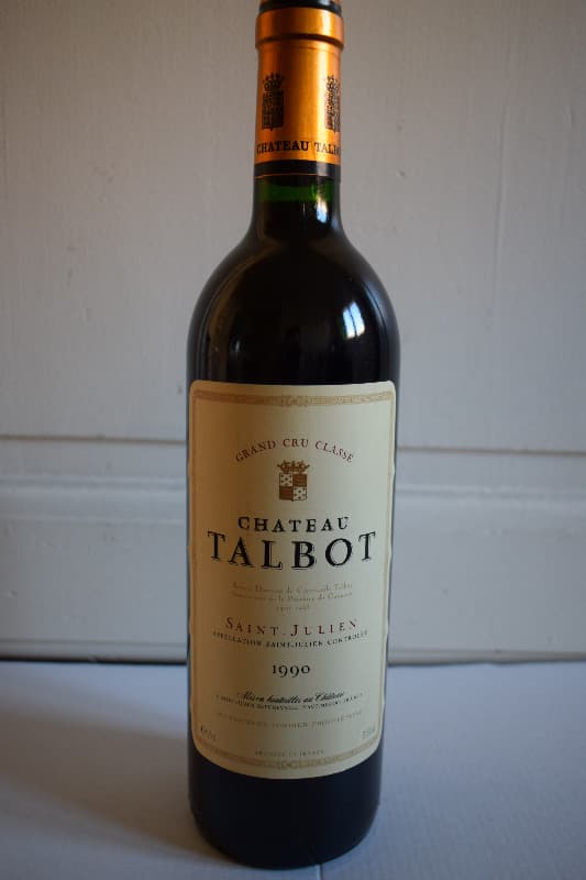 Chateau Talbot, Saint-Julien, 1990