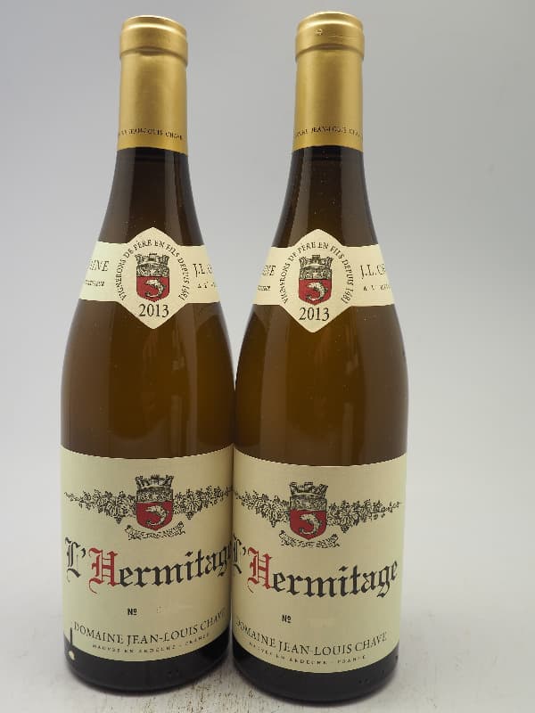 2 x Hermitage (White/Blanc), Domaine Jean Louis Chave, 2013