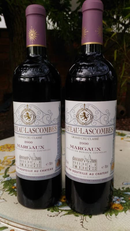 2 x LASCOMBES, Margaux, 2000