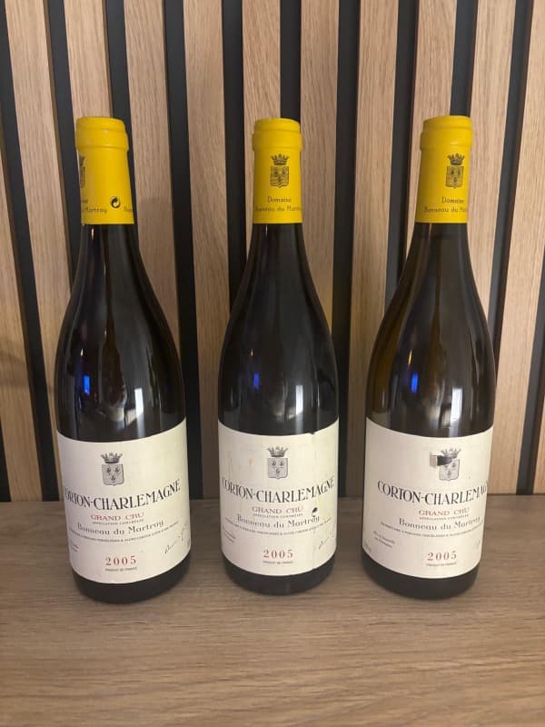 3 x Corton-Charlemagne, Grand Cru, Bonneau du Martray, 2005