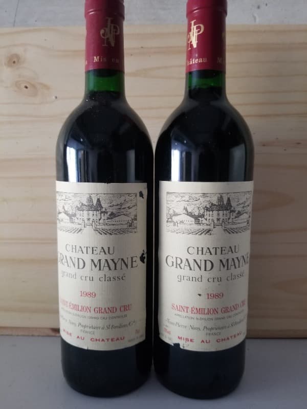 12 x Château Grand Mayne, Saint-Émilion Grand Cru, 1989