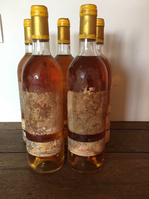 5 x Château d'Yquem, Sauternes, 1987