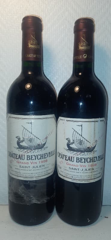 2 x Château Beychevelle, Saint-Julien, 1998