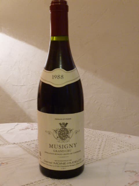 Musigny, Daniel Moine-Hudelot, 1988