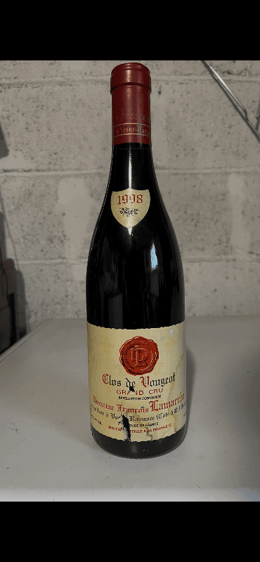 Clos de Vougeot, Grand Cru, François Lamarche, 1998