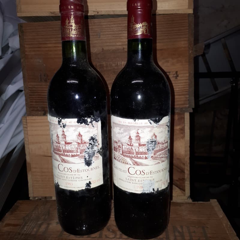 2 x Château Cos d'Estournel, Saint-Estèphe, 1983