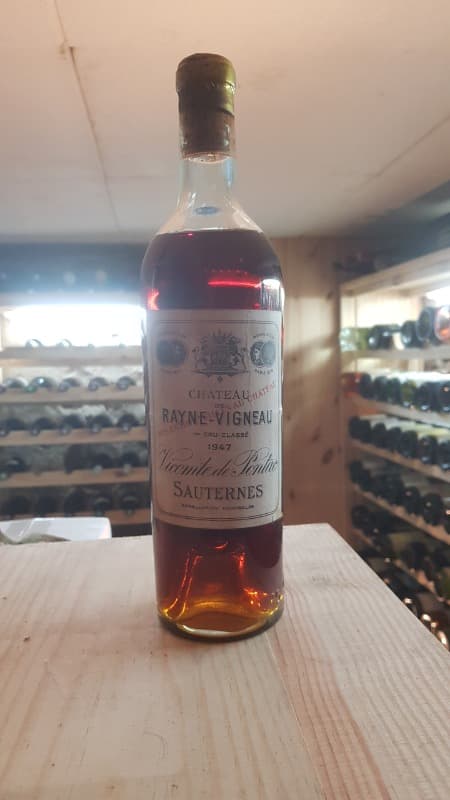 Château de Rayne Vigneau Vicomte de Pontac, Sauternes, 1947