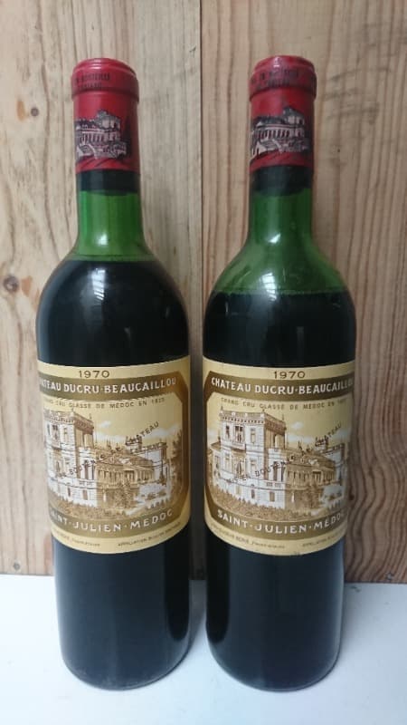 2 x Château Ducru Beaucaillou, Saint-Julien, 1970