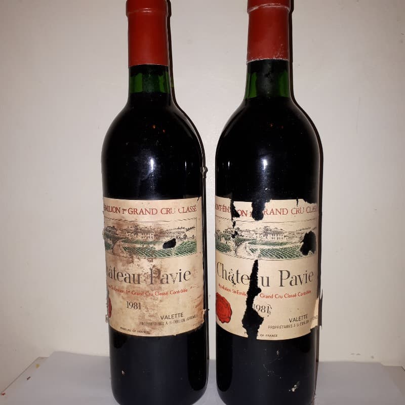 2 x Château Pavie, Saint-Émilion, 1981