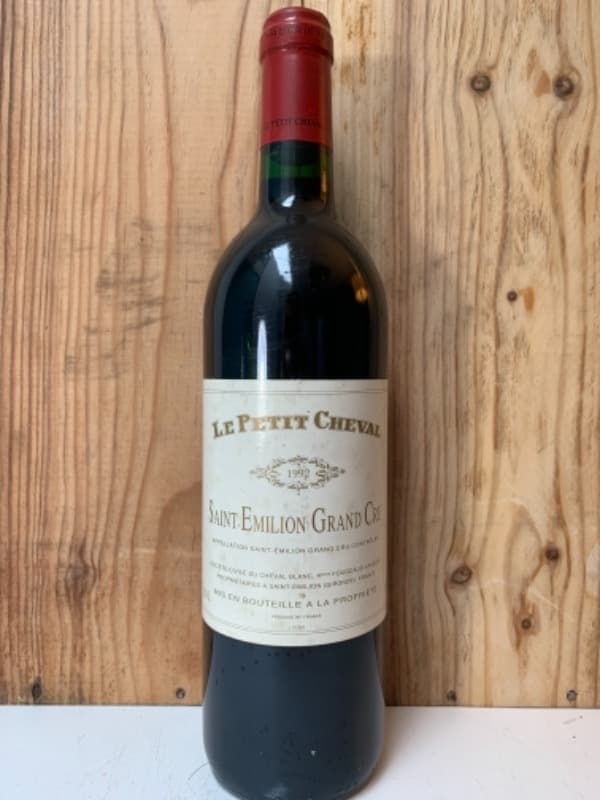 Le petit cheval, Saint-Émilion Grand Cru, 1992